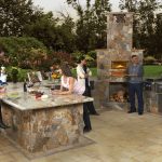 bbq with kitchen