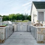 modern outdoor kitchen