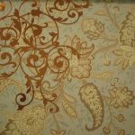 gold paisley