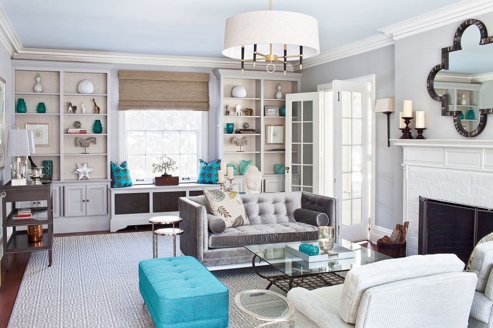 couches decor for an open floor layout