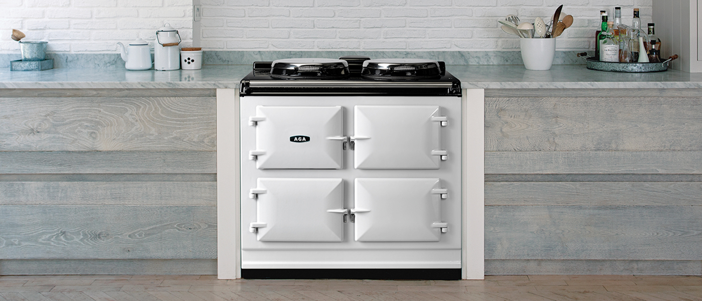 AGA dual control stove and slow cooker