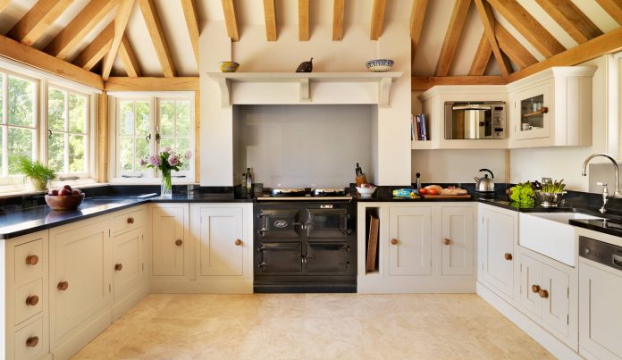 black aga small stove