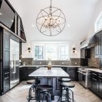 u shaped kitchen with island