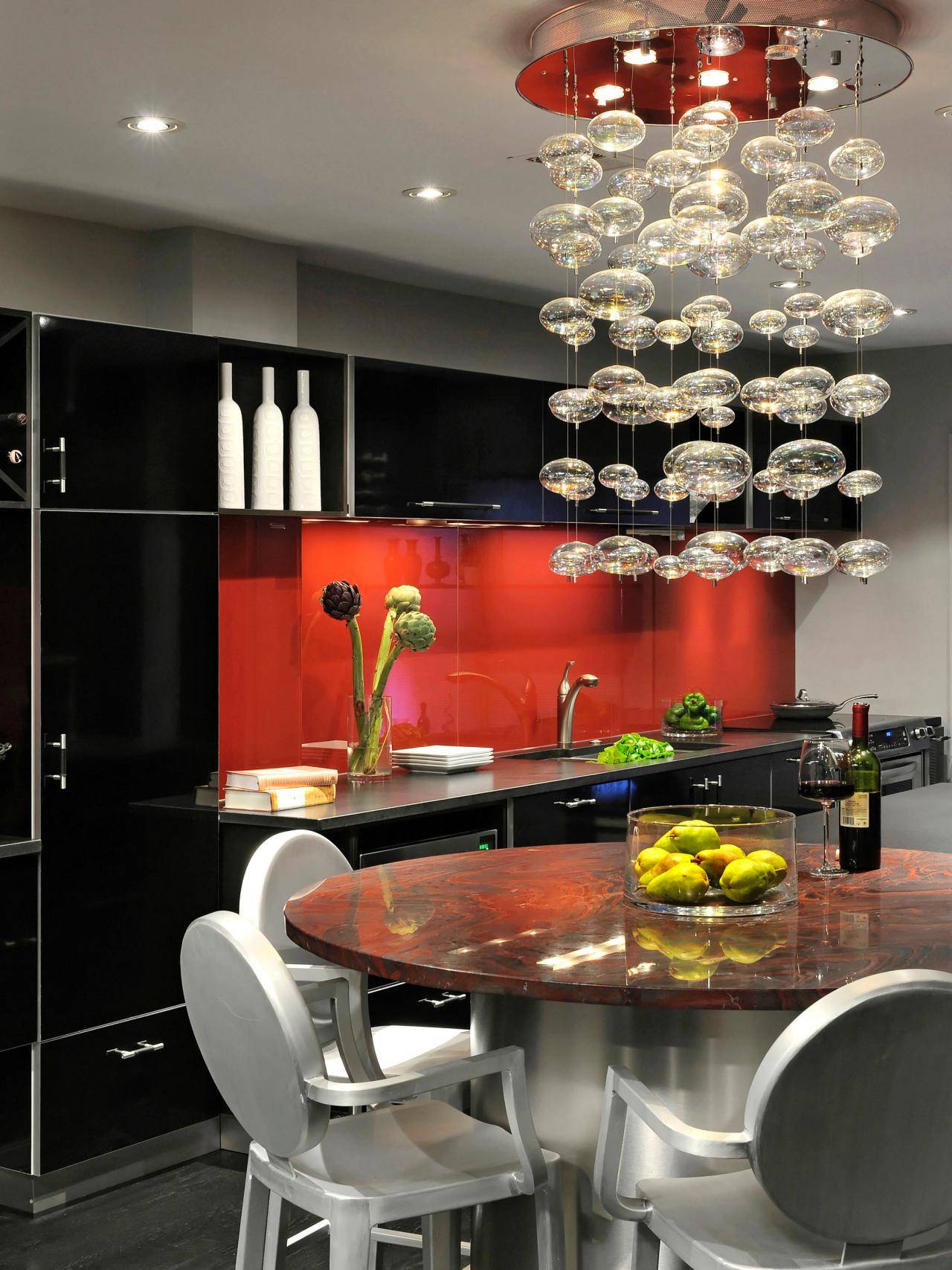 black-and-red-themed-i-shaped-kitchen