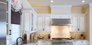 crown-molding-white-antique-cabinets