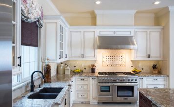 crown-molding-white-antique-cabinets