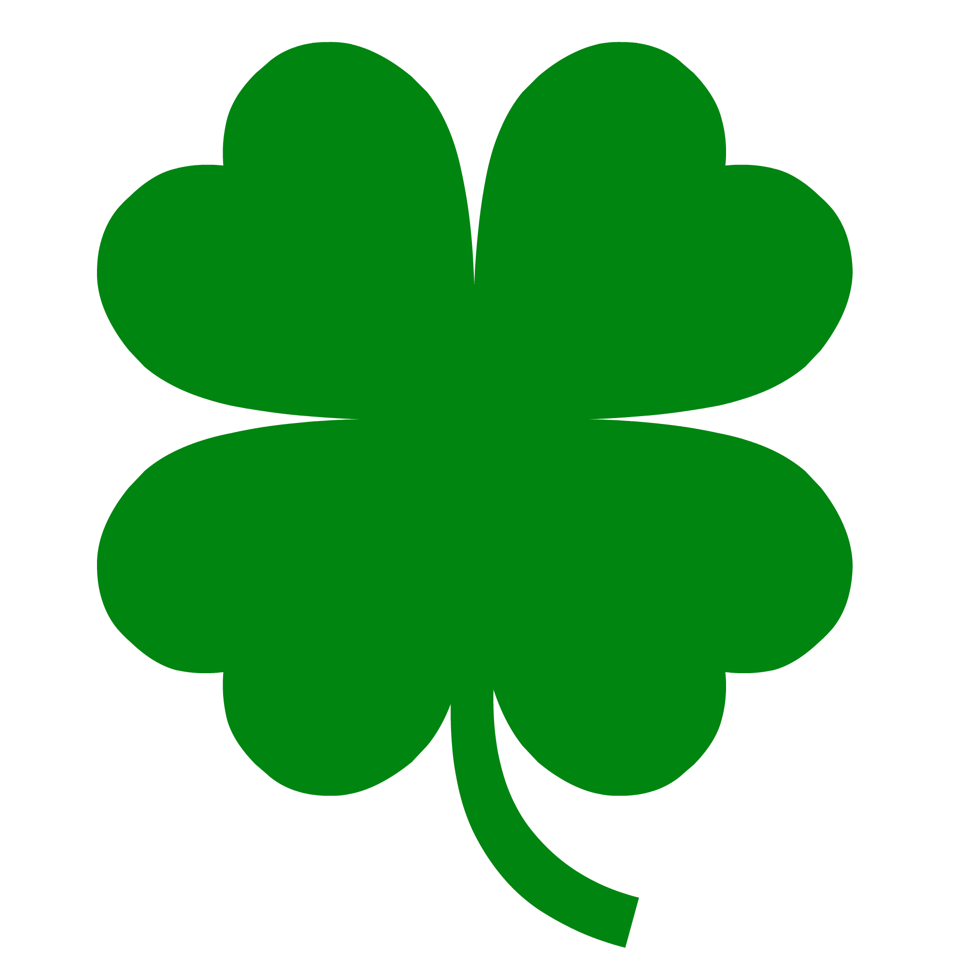 4 leaf clover template