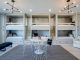 gray-built-in-side-by-side-bunk-beds-storage-drawers