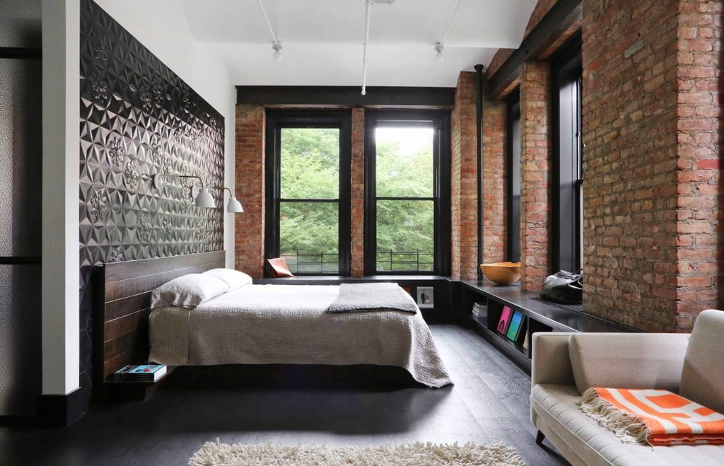 modern-bedroom-design-black-window-frames