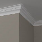 white-crown-molding-on-gray-walls