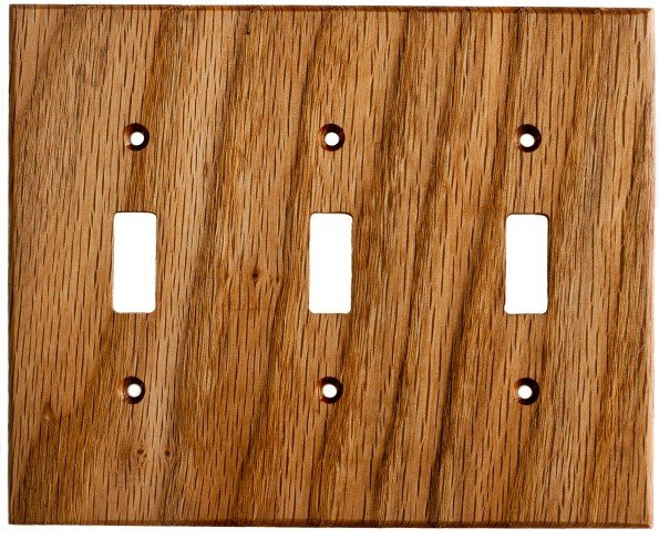 stained-wood-light-switch-plate