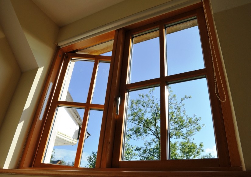 beautiful-stained-wooden-window-frames