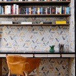 Beautiful geometric watercolor wallpaper