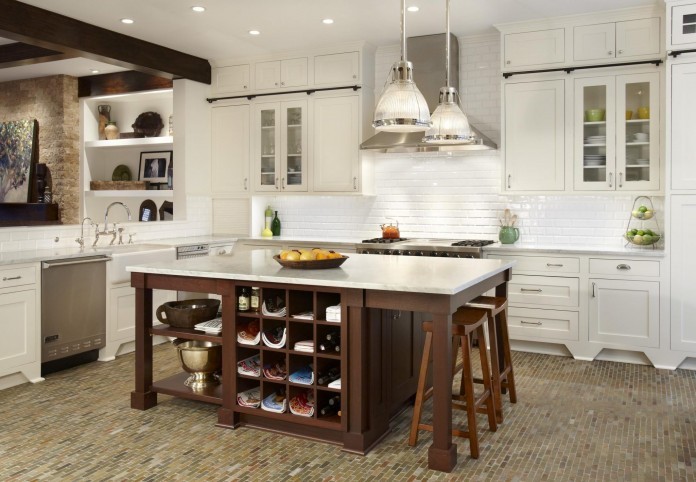 kitchen-island-old-school-wood-kitchen-tiled-floor