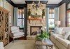 living-room-with-amazing-black-crown-molding