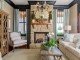 living-room-with-amazing-black-crown-molding