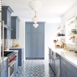 Beautiful example of a galley kitchen
