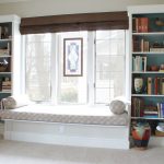 Bookcases next to a nice reading nook