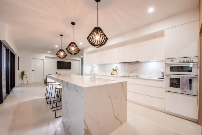 quartz-countertop-kitchen-island-white-kitchen-euro-style-cabinets